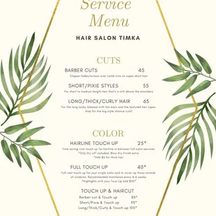 Services and Pricing