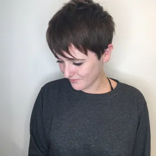 Pixie hair