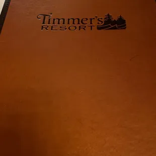 a close up of a menu