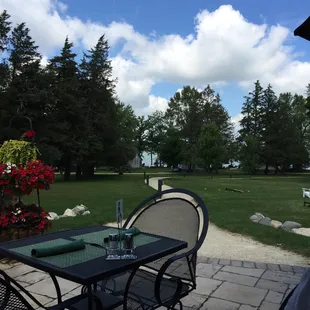 Nothing better than a good lunch outside and enjoying the view!