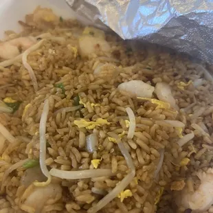 Shrimp fried rice