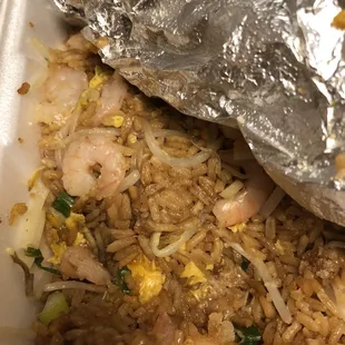 Shrimp fried rice