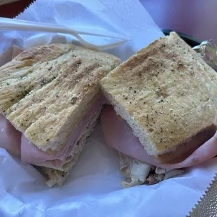 Cuban Panini - big portion and all the right ingredients. Bread was fresh.