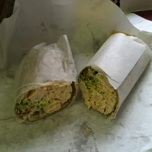 Chicken salad wrap