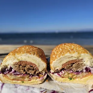 The Vegan Black &amp; Blue while enjoying Lake Tahoe