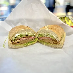 # 21 - vegan tofurkey, bacon, avocado and cream cheese on sourdough. instagram: jax.vegan.eats