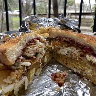 Thanksgiving left over sandwich