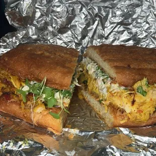 Chicken Satay Sandwich