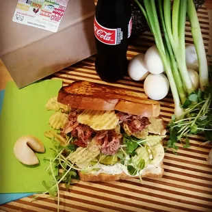 Deviled Egg Salad Sandwich