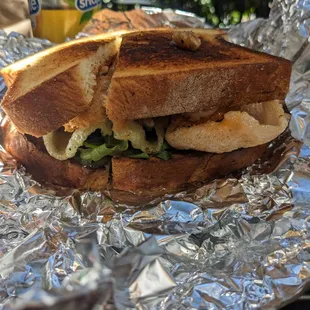 Honey Walnut Prawn Sandwich