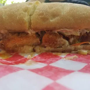 Buffalo Chicken Strip Sandwich