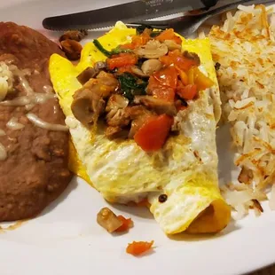 a plate of food