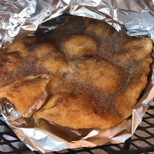 Cinnamon and sugar fry bread