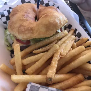 Isleta Burger and fries