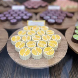 a variety of chocolates