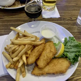 Fish and Chips.