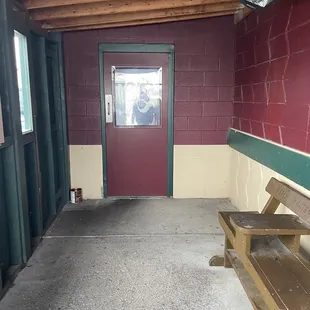 Covered Smoking area