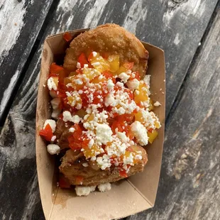 Fried green tomatoes