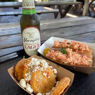 Lobster rolls and fried green tomatoes