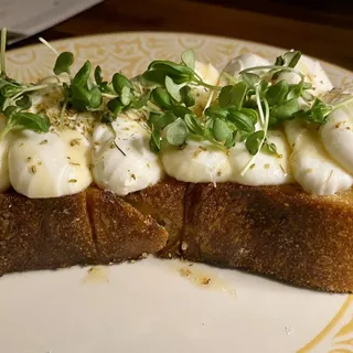 Whipped Ricotta Crostini