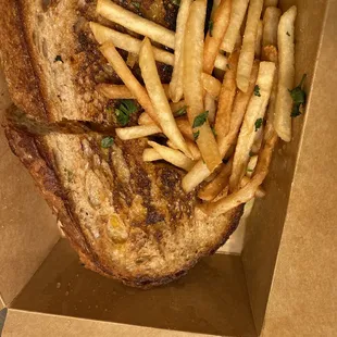 Spicy Pork Grilled Cheese