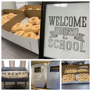 Glazed donuts for MV staff &amp; teachers