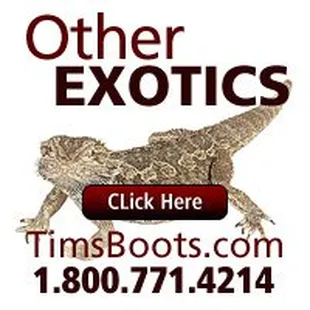 Check out our top exotic boots at http://timsboots.com