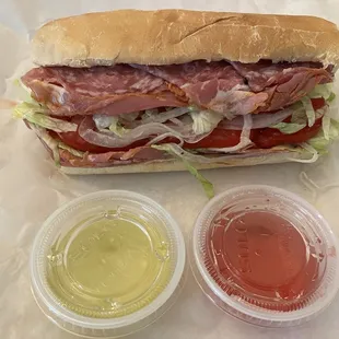 Tim&apos;s Italian ... (Oil and Vinegar on the side) ...