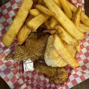 Derailed chicken dinner $12.