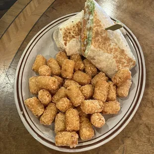 Crispy Cod Wrap