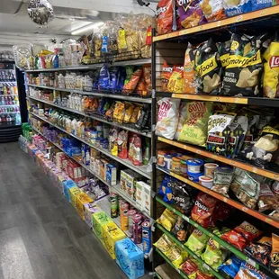 a variety of snacks and snacks