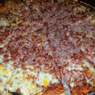 Canadian bacon is by far one of the best toppings.