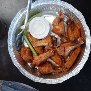 14.00 worth of wings and celery!!