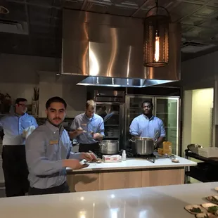 Cuisiniers crew at the event