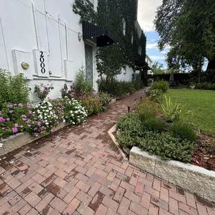 outside