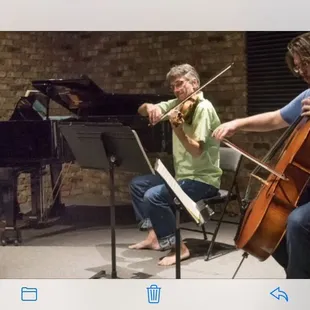 The concerts are sometimes classical, sometimes folk, and more times, jazz. All wonderfully chosen.