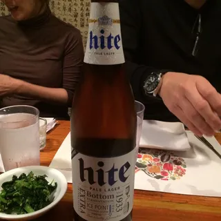 Large Hite Bottled Beer
