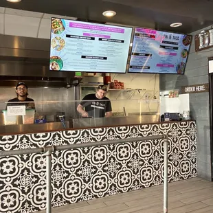 sushi and sashimi, interior