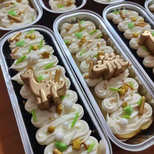 a variety of cupcakes