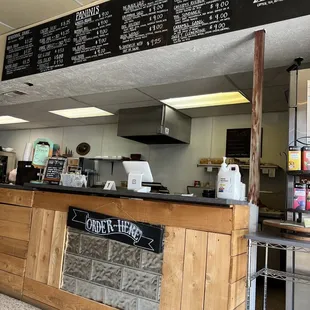 Menu &amp; The Ordering/Checkout Counter