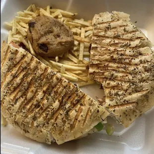 Wyatt&apos;s veggie panini