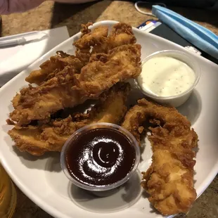 Chicken fingers appetizer