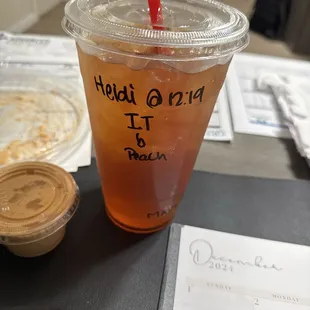 Peach Iced Tea