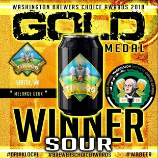 We won a gold for our Melange Deux at the 2018 Wa Brewers Choice Awards.