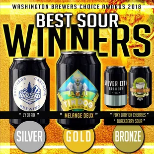 We won the Best Sour Gold in the 2018 Wa Brewers Choice Awards.