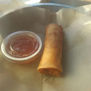 Chicken Curry Egg Roll