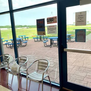 See the hostess to dine outside on the patio. #UpCloseSavor XP