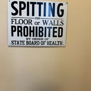 Just a funny above the spring fountain.