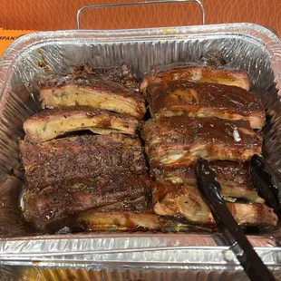 ribs, bbq ribs, food