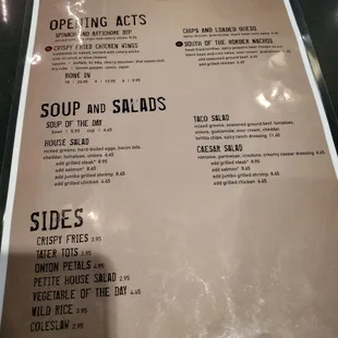 Menu front Nov 2022